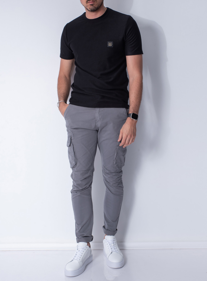 T-SHIRT ΑΝΑΓΛΥΦΟ COTTON