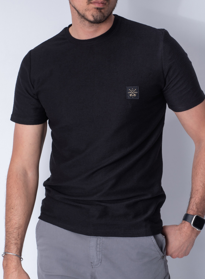 T-SHIRT ΑΝΑΓΛΥΦΟ COTTON