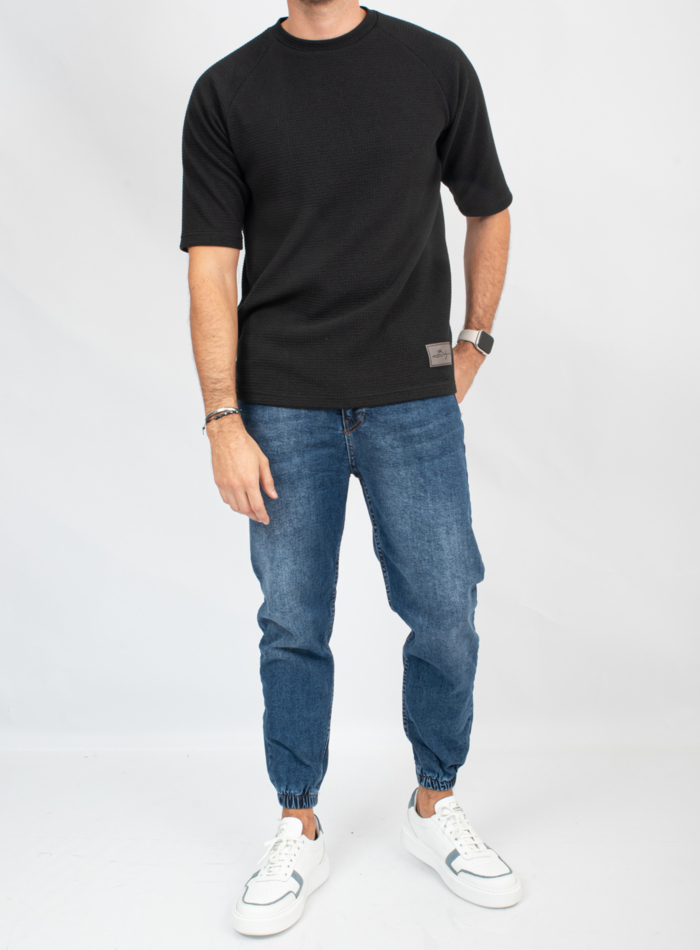 T-SHIRT WAFFLE ΡΕΓΚΛΑΝ