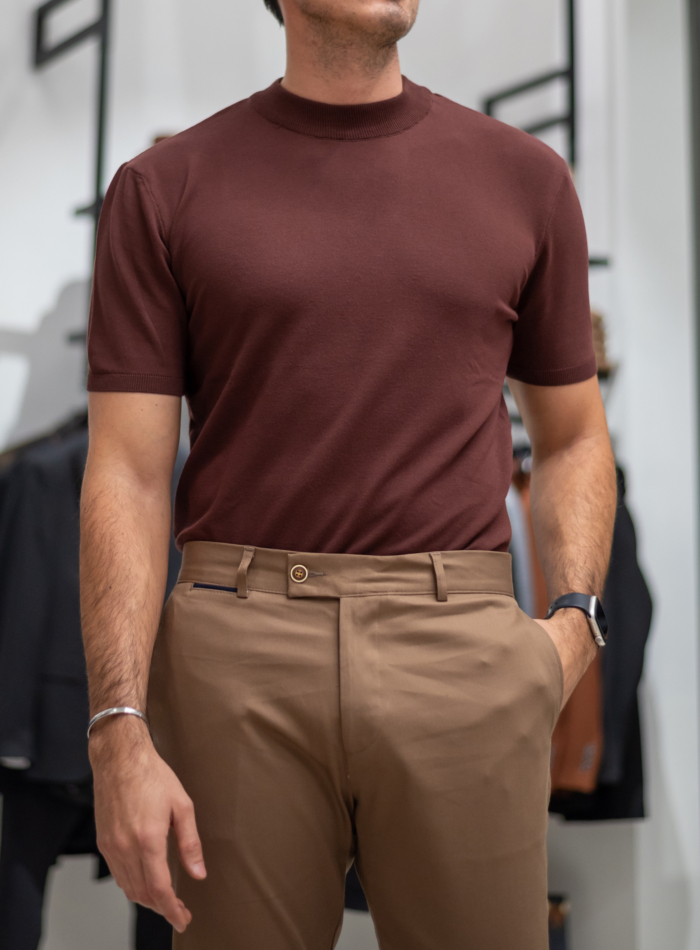 ΠΛΕΚΤΟ T-SHIRT ΛΟΥΠΕΤΟ