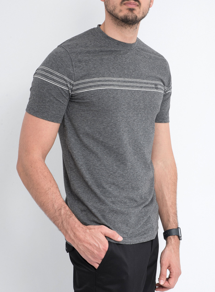 T-SHIRT ΛΑΙΜΟΚΟΨΗ ΡΙΓΕΣ