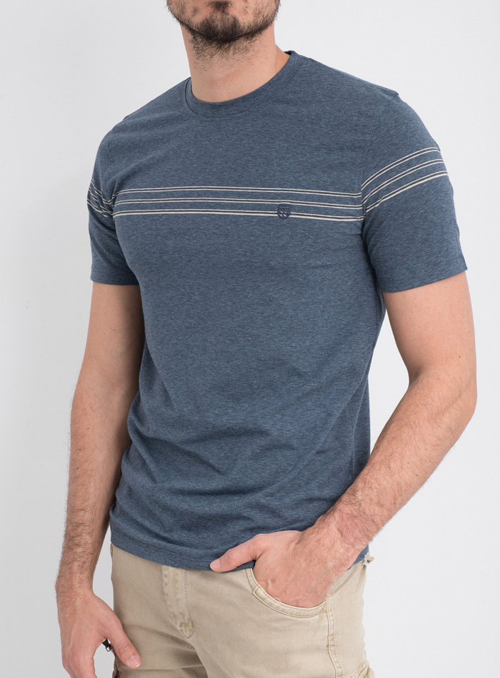 T-SHIRT ΛΑΙΜΟΚΟΨΗ ΡΙΓΕΣ